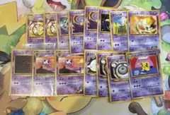 し*ま様 ポケモンカード　旧裏　Pokéca 引退品　やみタイプ　まとめ　36枚