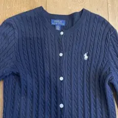 Polo Ralph Lauren ネイビー カーディガン M (8-10)