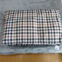 未使用★DAKS ダックス 羽毛肌掛け布団 ハウスチェック 150×210