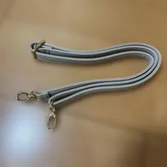 グレー 合成皮革 ショルダーストラップ