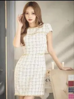 Jewels ジュエルズ　ツイードドレス　 胸元隠し