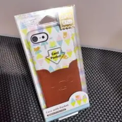 販売終了品 iPhone 8/7用 ケース ポケット付きPUケースリラックマ