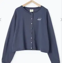 新品　サマンサモスモス　リトルミィショートカットカーデ　ブルー　羽織り