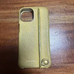 HUKURO レザー iPhoneケース イエロー14