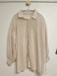 イング　INGNI シースルー　長袖シャツ　シースルーシャツ