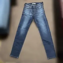 最終値下げAZUL BY MOUSSY スキニーデニム ダークブルー