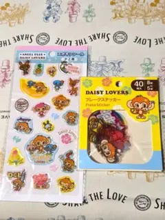 ナルミヤ　DAISY LOVERS エポキシ　シールセット　フレークステッカーのサムネイル
