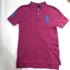 【美品】Polo by Ralph Lauren ポロシャツピンク140センチ
