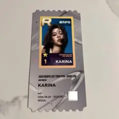 aespa カリナ　superstar go イベント　特典　チケット