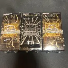 遊戯王リミットオーバーコレクションヒーローズ シュリンク付3BOXプロモパック