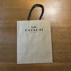 COACH 紙製ショッパー ブラウン