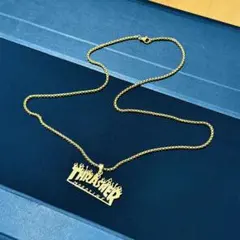 【レア】THRASHER ゴールド ネックレスのサムネイル