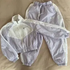 Nike 薄紫/ホワイト ジャージセット S/XS