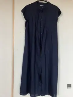 ✨新品美品✨ネイビー ロングワンピース Mサイズ