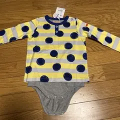 新品未使用タグ付 ベビーボディスーツ MIKIHOUSE 日本製 サイズ90