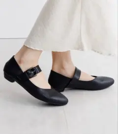 卑弥呼　HIMIKO 2WAY ベルトデザインパンプス　 ブラック　24.0cm