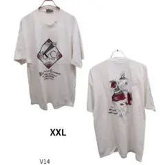 90年代　USA製ヴィンテージ　古着　Lee Tシャツ【XXL】ホワイト 白