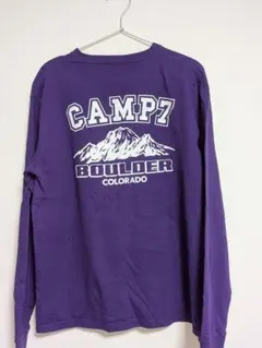 CAMP7 長袖Tシャツ パープル Mサイズ【未使用】のサムネイル
