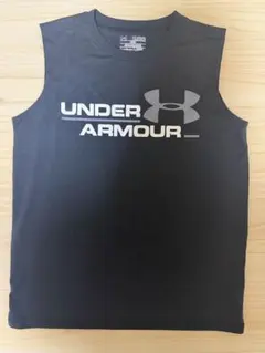Under Armour ノースリーブタンクトップ YXL ブラック 150