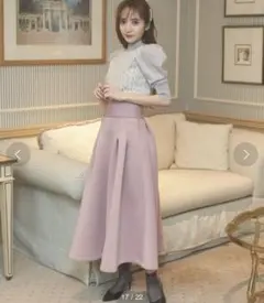 ボンディングスカートVIOLETTA snidel スナイデル ロングスカートのサムネイル