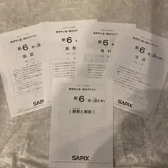 2026年最新】サピックス入塾テストの人気アイテム - メルカリ