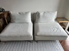 IKEA ソーデルハムン 1人掛け コンパクト 2つセット手渡し限定 - メルカリ