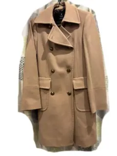 INED ダブルブレストコート サイズ7 ベージュ