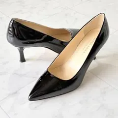 美品 CORSO ROMA 9 パンプス エナメル ポインテッドトゥ 36.5