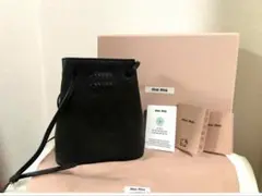 miumiu ナッパレザー　ミニバッグ　ブラックのサムネイル