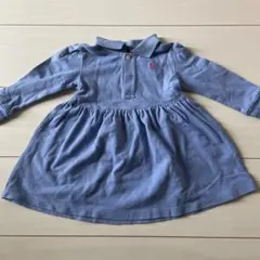 Ralph Lauren ライトブルー ワンピース 12M