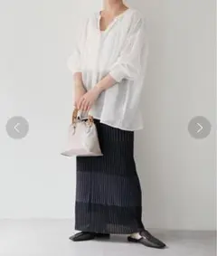 COLLAGE GALLARDAGALANTE ラミー2WAYシアーブラウス