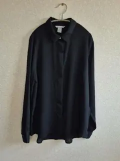 H&M　長袖ブラウス　ブラック　Mサイズ　レディース