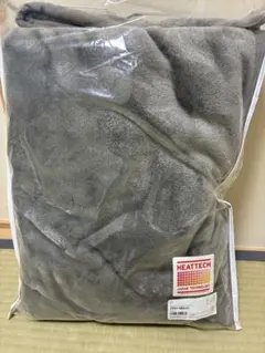HEATTECH グレー 毛布 140x200cm