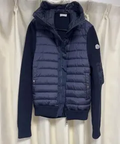 美品 MONCLER ダウンパーカー ダウンジャケット ハイブリットカーディガン