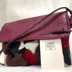 【稀少/極美品】 ジャマンピュエッシュ ショルダーバッグ パッチワーク 肩掛け