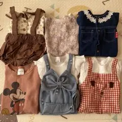 カバーオール　ロンパース　まとめ売り　セット　女の子　長袖　半袖　70