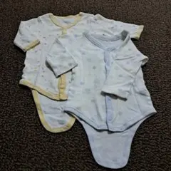 まとめ売り　長袖肌着ロンパース　2枚セット　70㌢