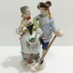 マイセン 庭園のカップル 人形 フィギュリン 置物 meissen