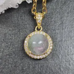 バイカラートルマリン　ペンダント　バイカラートルマリン　ネックレス
