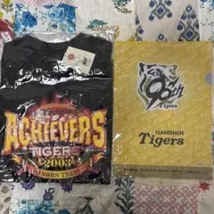 HANSHIN TIGERS ACHIEVERS Tシャツ 2003と ファイル