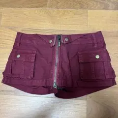 CECIL Mc BEEショートパンツ バーガンディ