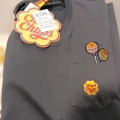 チュッパチャプス Tシャツ 大きいサイズ メンズ 4L 刺繍 胸ポケット 3XL