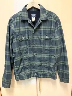 【極美品】 old stussy リバーシブル パデットブルゾン 短丈 チェック 極美品】 old stussy リバーシブル パデットブルゾン 短丈 チェック