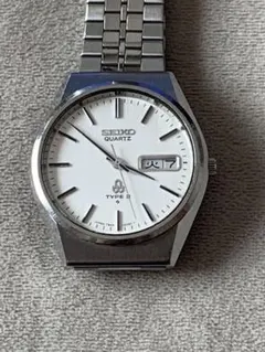 セイコー SEIKOタイプ2 キズ無し極美品　アンティーク　電池新品 セイコー SEIKOタイプ2 キズ無し極美品 アンティーク 電池新品