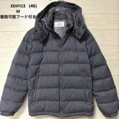 EDIFICE ダウンジャケット　46 M グレー