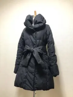 ロングダウンジャケット ブラック