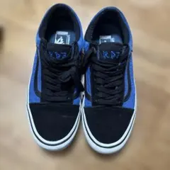 VANS PRO old skool RDZ ブルー ブラック クロコ型押し