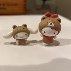 サンリオ シナモロール キティーちゃん　おともだちきぐるみフィギュア