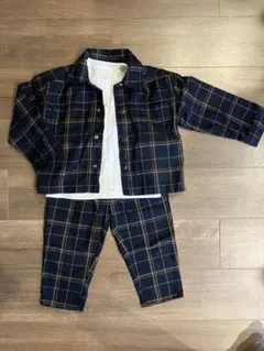 フタフタ セットアップ シェフパンツ ジャケット 95㎝