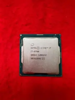 動作品　Intel Core i7-9700 CPU 3.00GHz SRG13